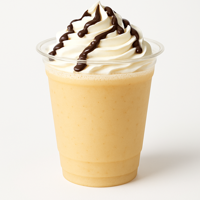 生クリームバナナスムージー