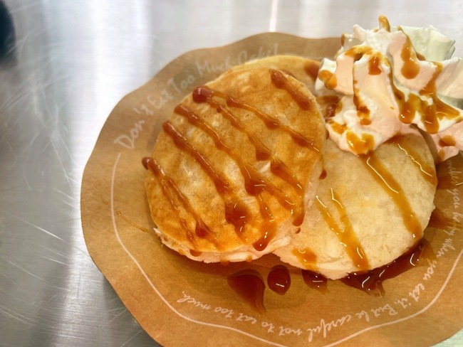 トッピング(生クリーム・練乳・チョコレートソース・キャラメルソース・あんこ・あんバター・はちみつのうちどれか2種類)