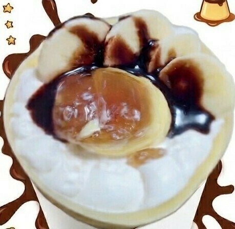 プリンアラモードクレープ