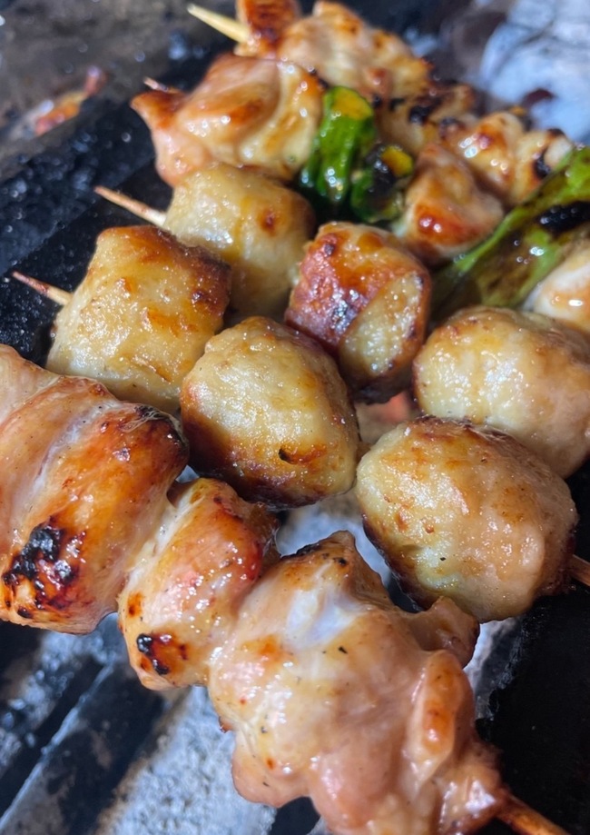 焼き鳥4本