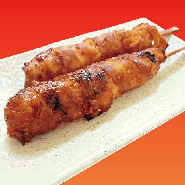 肉巻きおにぎり串