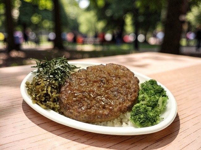 あしきた牛100%ハンバーグ弁当