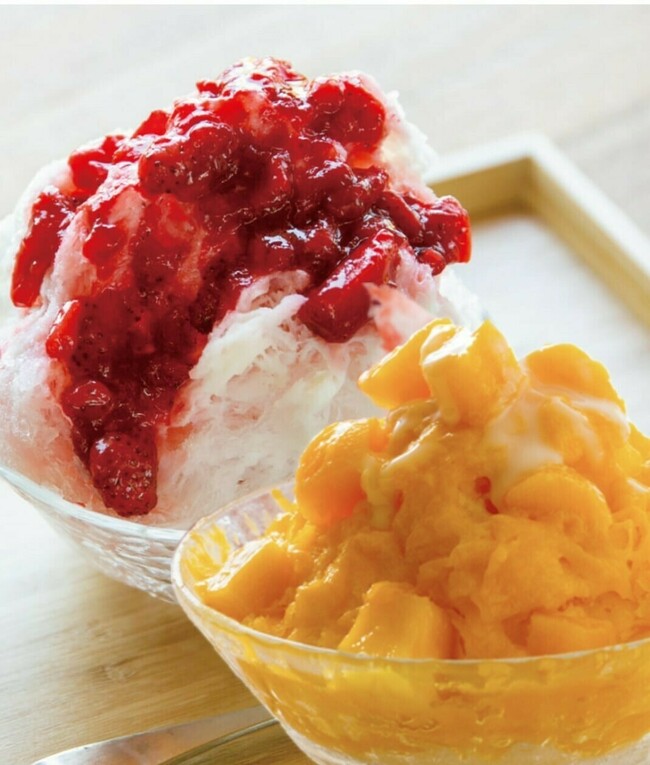 果肉入りかき氷