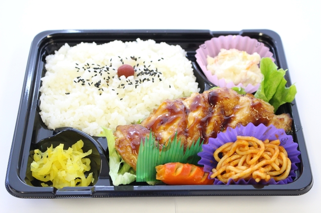 日替わり弁当３種例、照り焼きチキン弁当