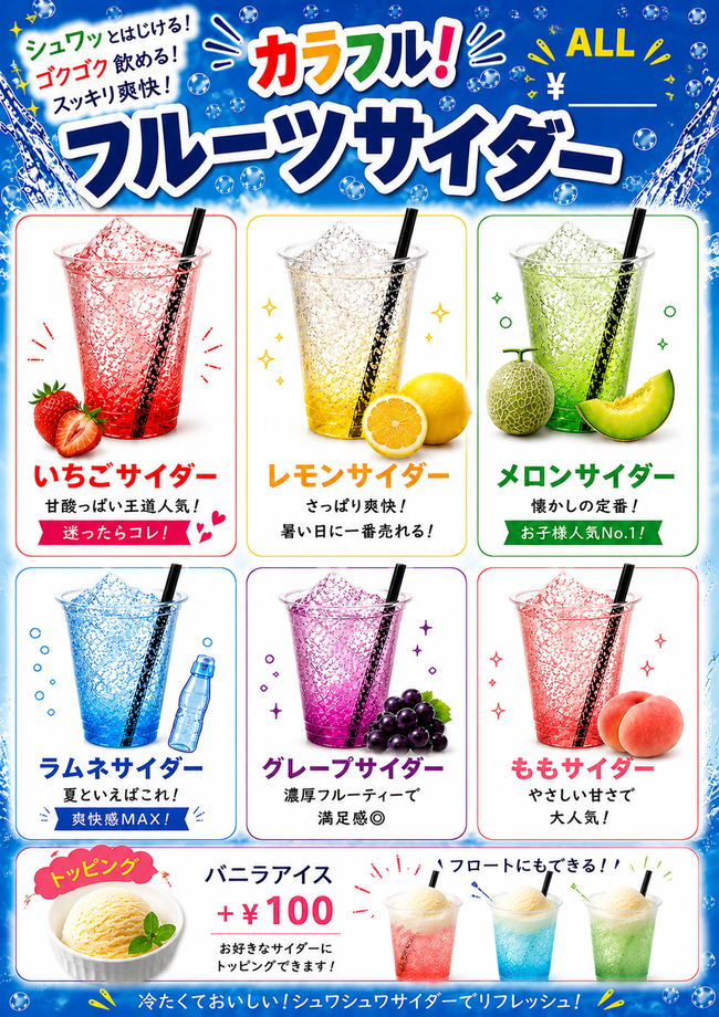 ドリンク類