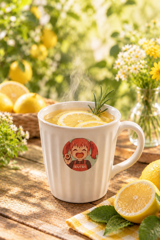 自家製ホットレモネード