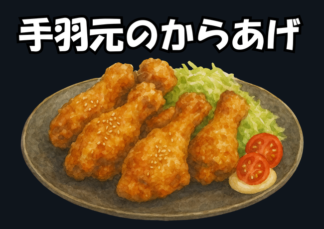 手羽元のからあげ(3本)