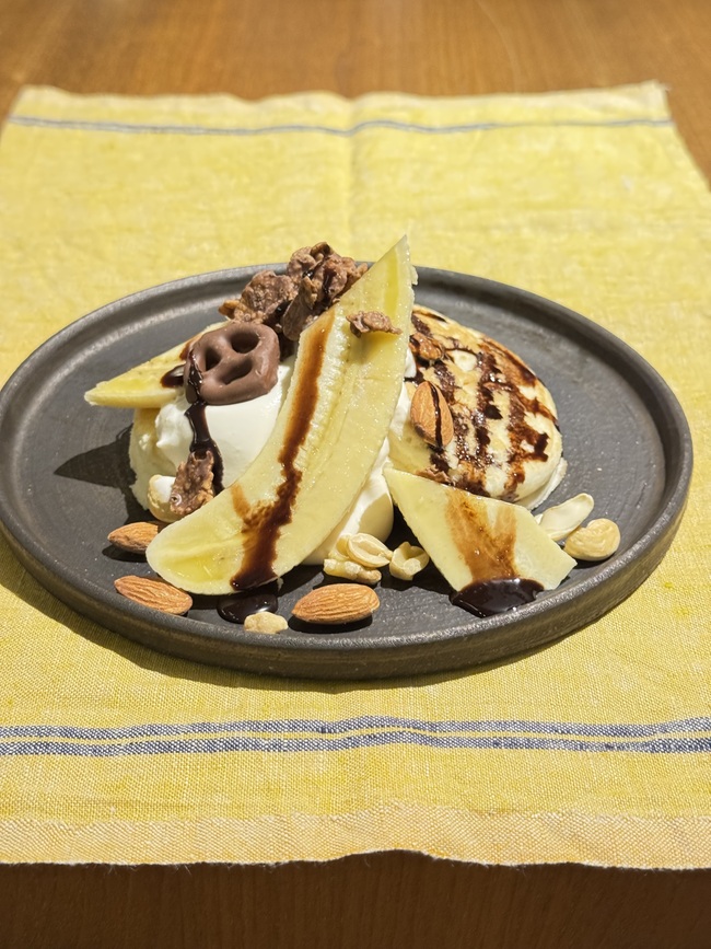 パンケーキ　チョコバナナ
