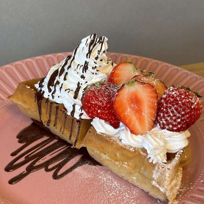 こだわりの特製「ワッフル」