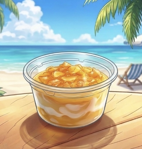 マンゴーレアチーズケーキ