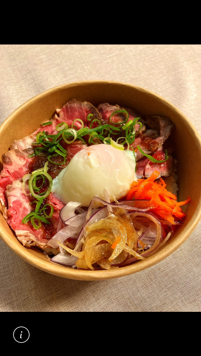 ローストビーフ丼