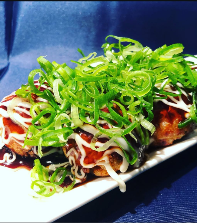 ネギたっぷりタコ焼き