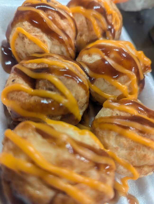 チーズソースたこ焼き(6個入り)