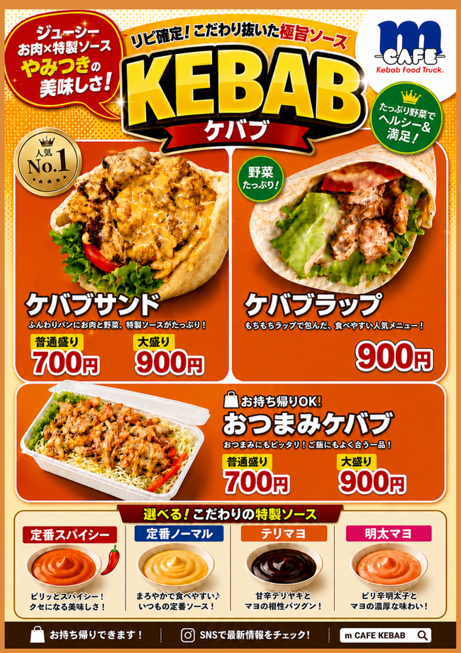 ケバブサンド