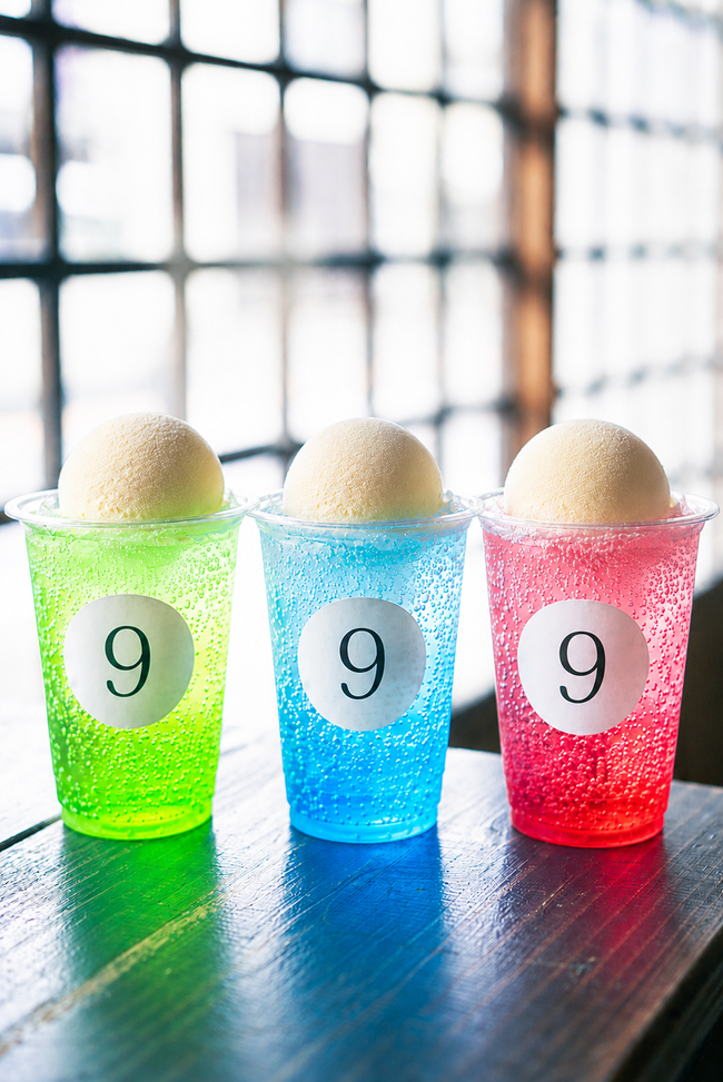 カラフルクリームソーダ