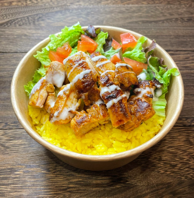 チキンオーバーライス　スパイシーチキン　700