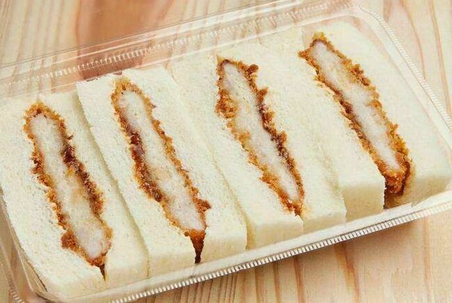 三元豚ロースの特製かつサンド