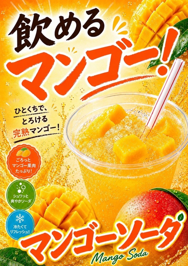 マンゴーソーダ