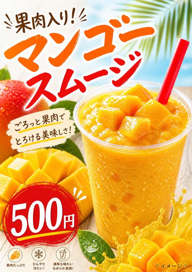 マンゴースムージー