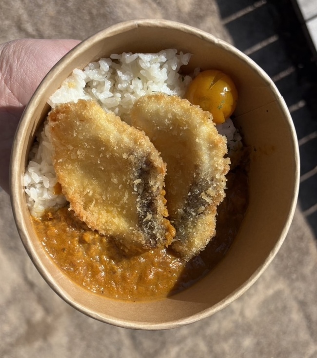 炭鯛柑珠のスパイスカレー　炭鯛トッピング