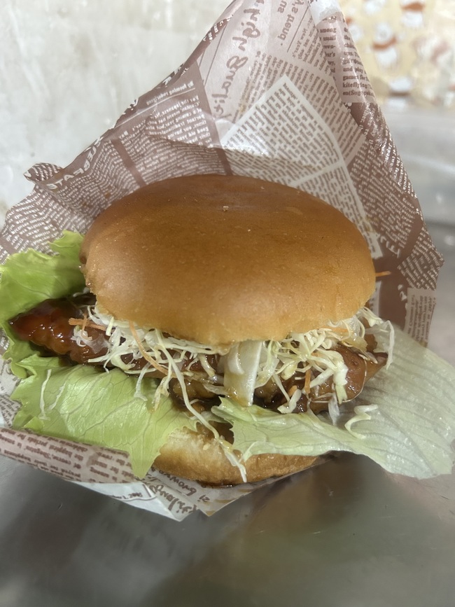 ガリバタチキンバーガー