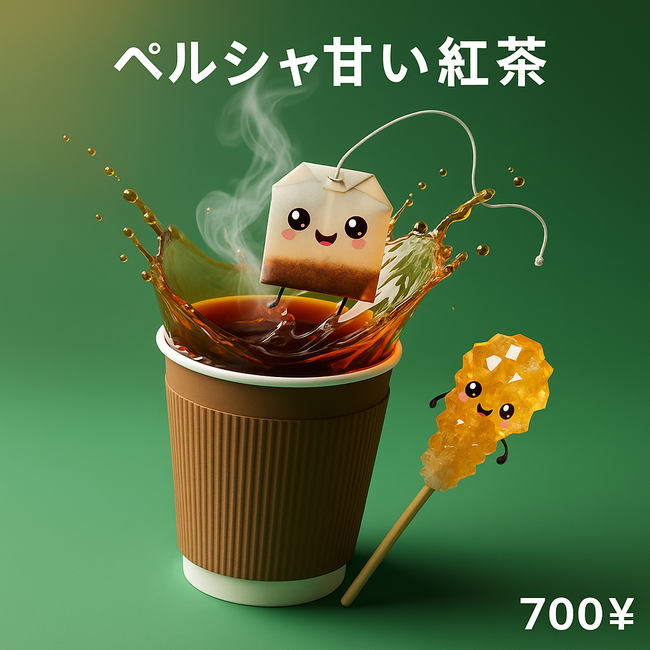 ペルシャ風紅茶