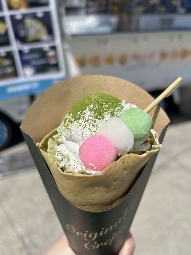 抹茶ホイップクレープ