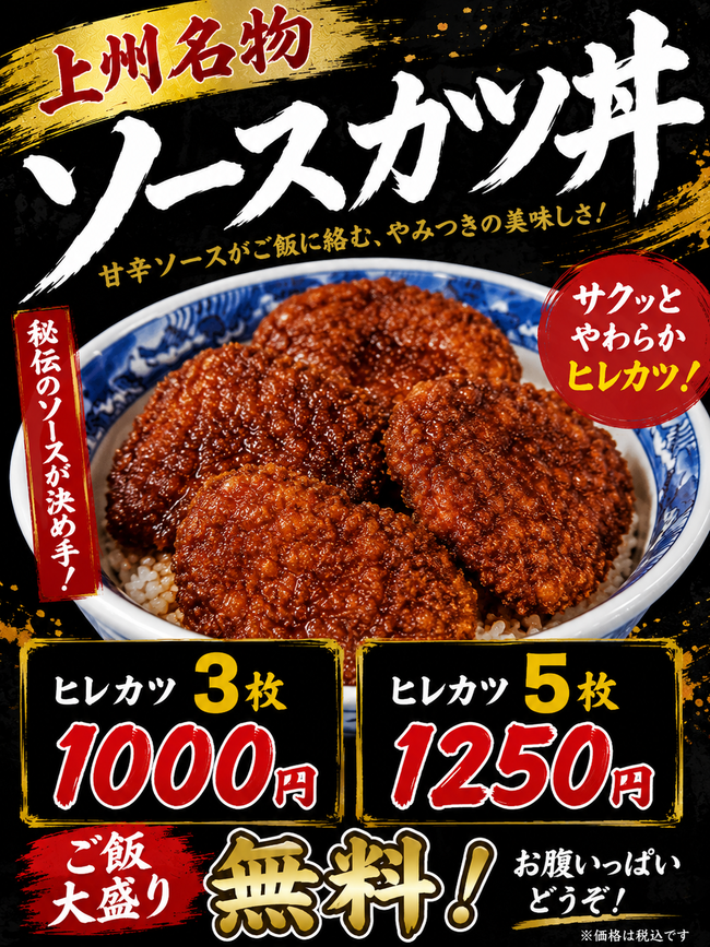 上州名物ソースカツ丼