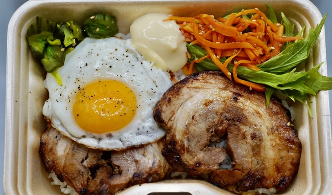 チャーシューエッグ弁当