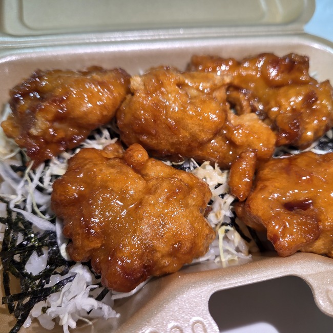 甘だれ唐揚げ丼