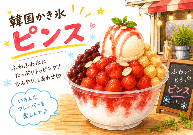 韓国かき氷「ピンス」