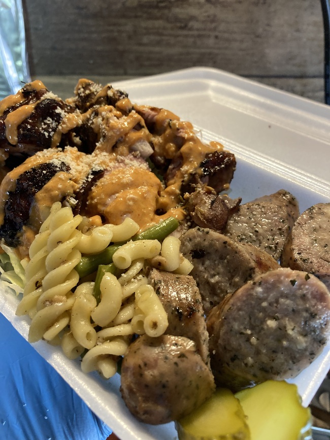 ジャークチキン＆ソーセージ
