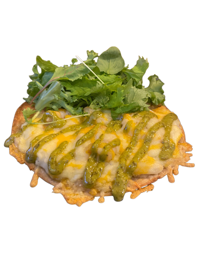 海老＆マッシュポテトのオープンチャパティ