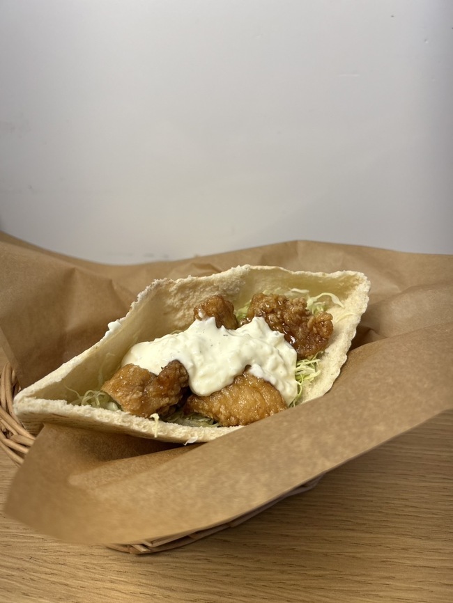 唐揚げ南蛮サンド