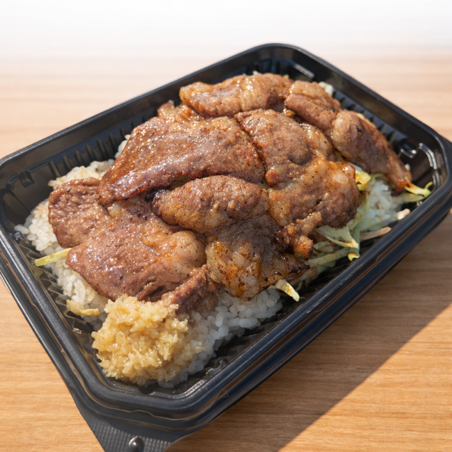 炭火焼き牛カルビ焼肉丼