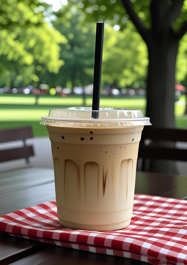 濃厚ミルクのアイスカフェラテ