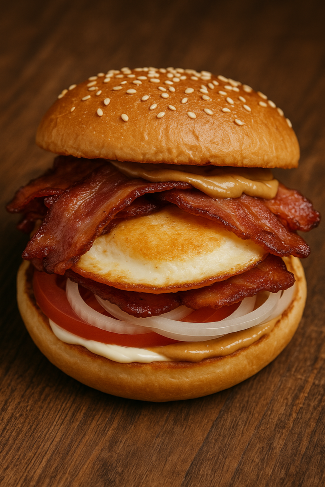 ベーコンエッグサンド