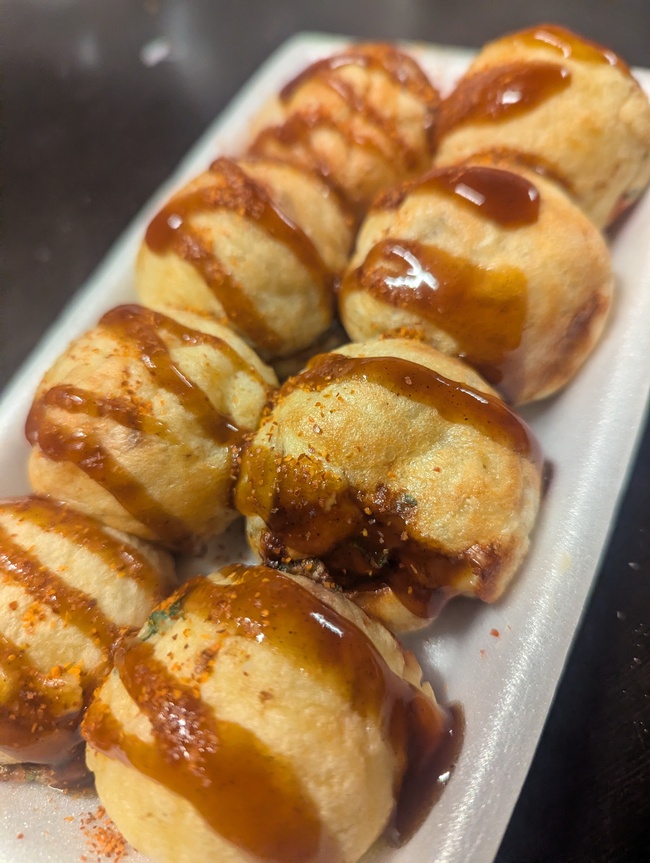 一味唐辛子たこ焼き(8個入り)