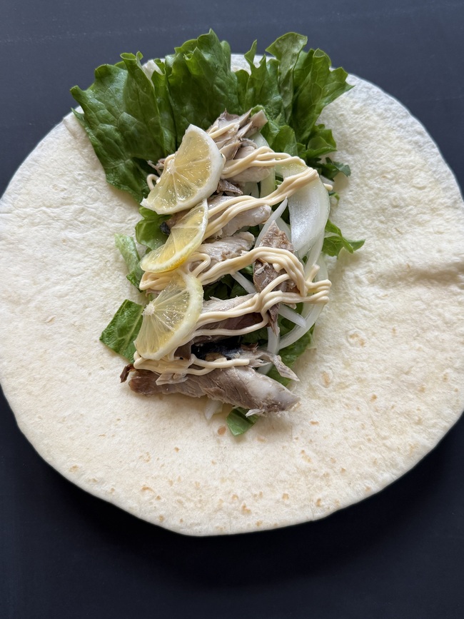 サバ　ブリトー