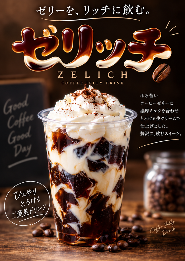 ゼリッチ（飲むコーヒーゼリー）