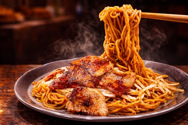 飛騨豚スタミナ焼きそば