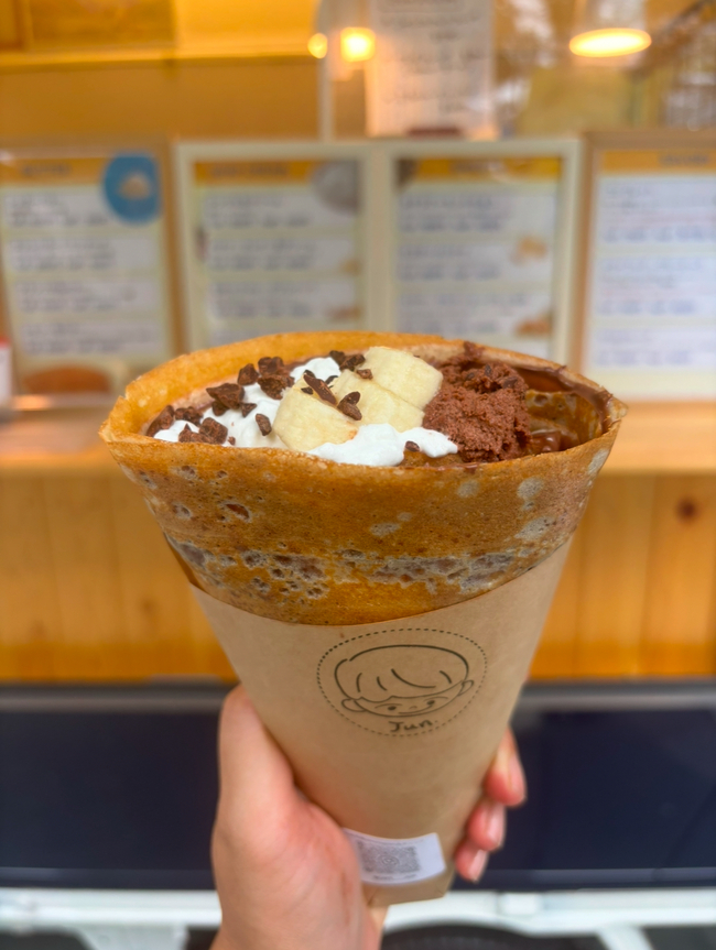 チョコバナナ生クリーム