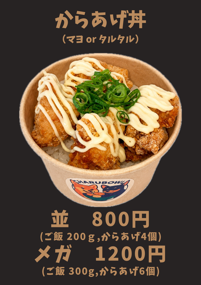 からあげ丼　メガ
