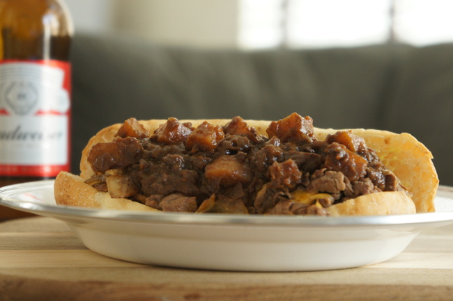 チーズステーキ　カレー
