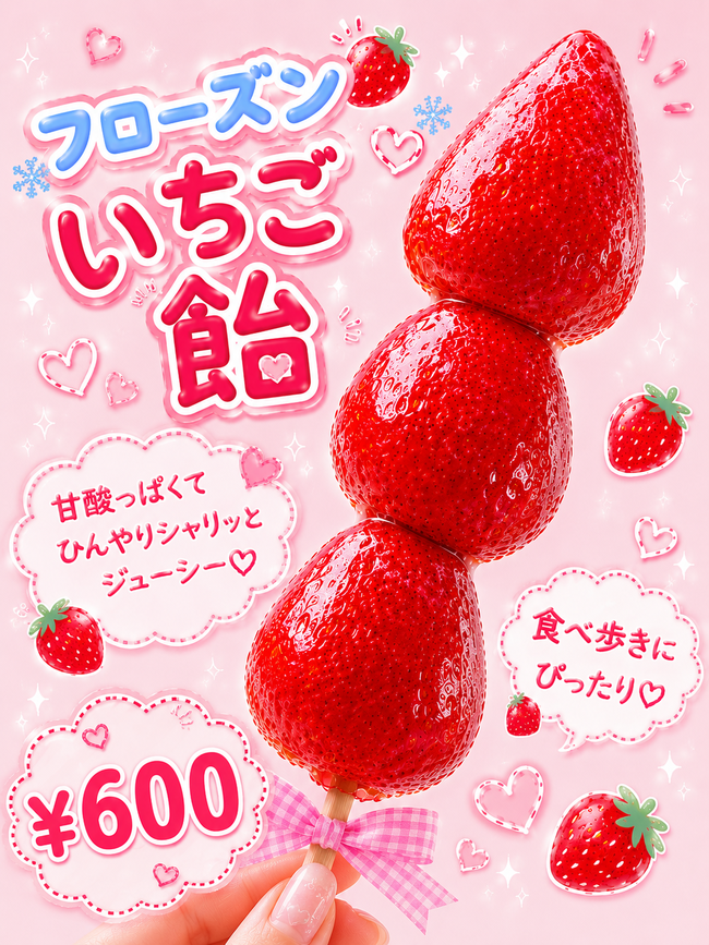 いちご飴
