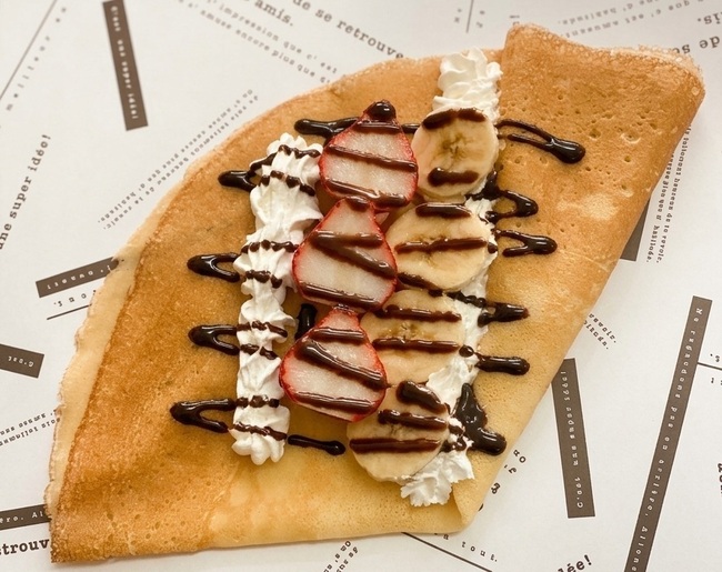 いちごチョコバナナクレープ