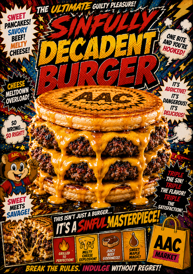 パンケーキバーガー