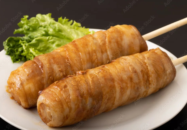 肉巻きおにぎりドッグ