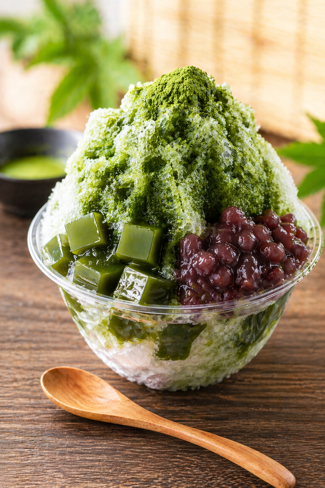 濃厚宇治抹茶ゼリー氷