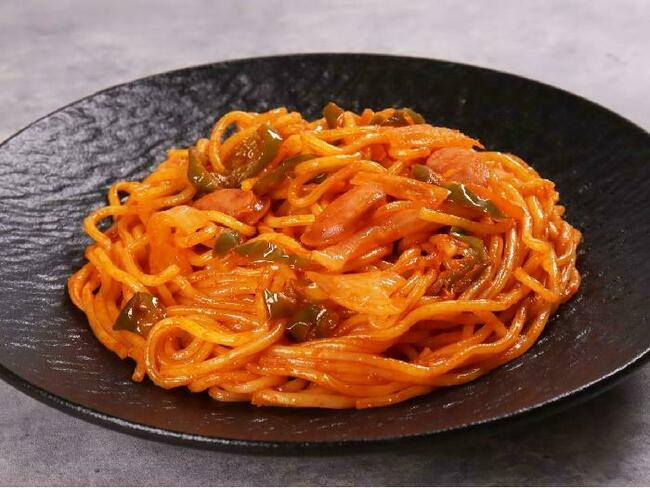 もっちり麺の焼きナポリタン